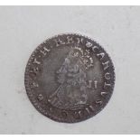 Charles I half groat mint mark plume.