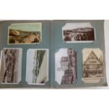 An album of approximately 160 postcards mainly G.B. topographical.