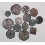 Miscellaneous ancient coins including silver.
