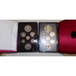 Canada:- Two year sets 1977 and 1978, one silver dollar in each case.
