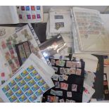 World stamps in albums & loose, together with catalogues and empty albums.