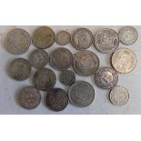 Swiss silver coins,