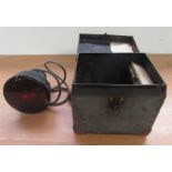 Air Corps type C-3A signal light, in original box.