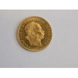 Austria:- Gold ducat 1915 lustre.
