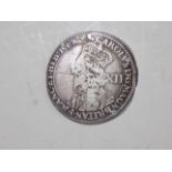 Charles I Scottish Shilling mint mark thistle 3 small holes.