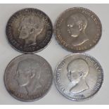 Spain:- 5p 1885, 1888, 1890 and 1897.