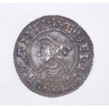 Aethelred II small cross type silver penny.