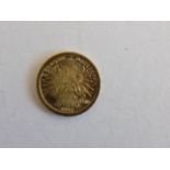 Austria:- small gold coin 1915.