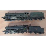 Two Hornby Dublo Die-cast locomotives, Bristol Castle and B.R. 48158.