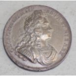 George I silver coronation medal.