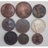 Two Eiffel tour tokens, a Nelson token and six other tokens.