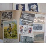 An album of mainly Cornish postcards, together with one other album.