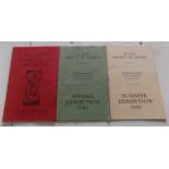 Saint Ives Society of Artists. 3 catalogues 1960's.
