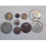 Miscellaneous coins and tokens.