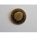 Netherland commemorative gold coin, no date.