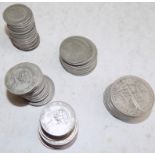 £5 face value British pre 1947 silver coins.