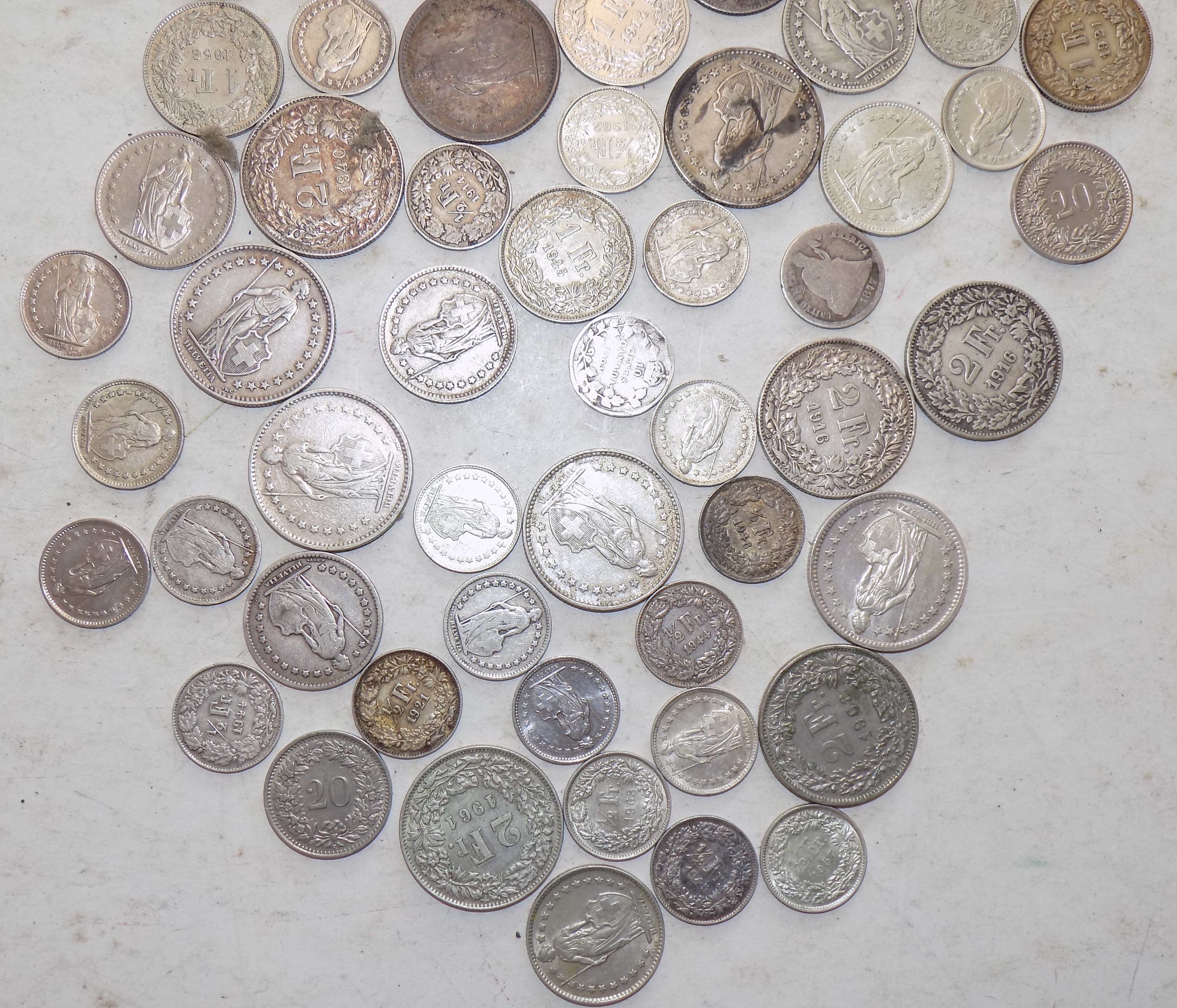 Mainly Swiss silver coinage. - Image 3 of 3