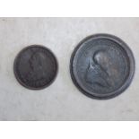 A Inocent IX token and "United States" Washington token 1783.