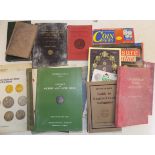 Coin reference books and catalogues.