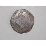 Charles I half crown mint mark p in brackets.