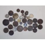 Miscellaneous 18th century and later coins and tokens.
