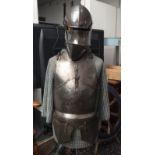 A suit of reproduction armour.