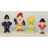 Four limited edition Wade figures, 'Noddy', height 11cm, 'Big Ears', height 14cm, 'Tessie Bear',
