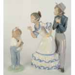 A Nao by Lladro group of a dancing couple,