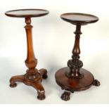 A Victorian mahogany wine table, height 57cm,