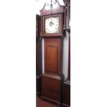 A George III oak and mahogany thirty hour longcase clock,