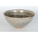 A large David Leach pottery bowl,