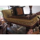 A William IV rosewood day bed,