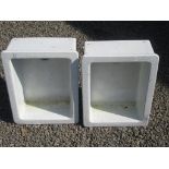 Two Royal Doulton sinks, 47 x 36cm.