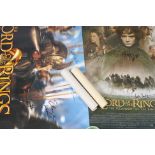 Two Lord of the Rings signed posters, dated 2001 and 2002, entitled 'The Fellowship of the Ring',