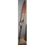 A copper and cast metal propeller, impressed Fairey Metal ?an, DR?61276A DIA83 PITC?104 68,
