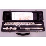 An Amati Kraslioe, AFL 212 IIS flute, cased, length of case 41cm.