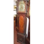 A George III mahogany eight day longcase clock,