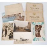 Miscellaneous postcards to include Scillonian on the rocks, Scilly Isles, St Just, Penzance etc.