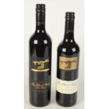 Six bottles of Black Stump Reserve 2015 Shiraz and six bottles of Black Stump 2015 Durif Shiraz,