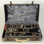 A Besson, London '35' clarinet, cased.