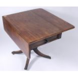 A mahogany Pembroke table, early 19th century, height 72cm, width 99cm,