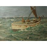 George Fagan BRADSHAW (1887-1960) St Ives boat 'Our Girles' SS136 Oil on board Signed 45 x 60 cm