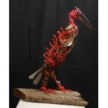 Richard DAWSON-HEWITT Bird Sculpture From found objects and everyday materials Initialled to the