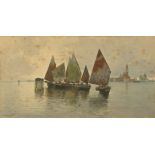 Alberto PROSDOCIMI (1852-1925) Venice Watercolour Signed 22.