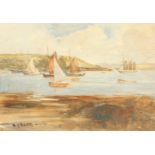 Sidney James BEER (1875-1952) Trefusis Point, Falmouth, Cornwall Watercolour Signed 12.5 x 18.
