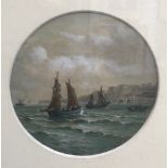 John Francis BRANEGAN (1843-1909) Whitby Harbour A series of six watercolours One signed,