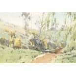 Greg ALLEN (1958) Sunday at Omeo Watercolour Signed, dated '85 Inscribed to the back 35.