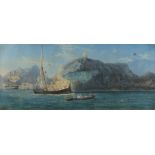 Shipping off Aden Watercolour 19.