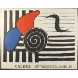 Alexander CALDER At Pace Columbus Two Lithographs Plate signed 58 x 72 cm and 64 x 80 cm