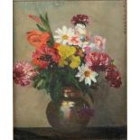Wild flowers - a still life Oil on board Indistinctly signed 26 x 21 cm